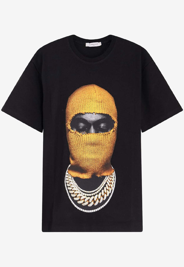 Ih Nom Uh Nit Balaclava Print T-shirt Black NUW25253009_Black_35065831