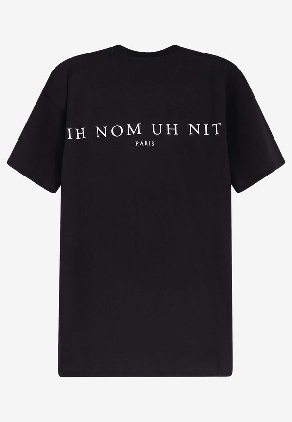 Ih Nom Uh Nit Balaclava Print T-shirt Black NUW25253009_Black_35065831