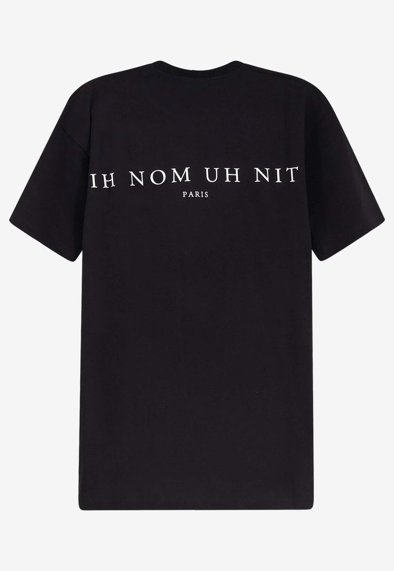 Ih Nom Uh Nit Balaclava Print T-shirt Black NUW25253009_Black_35065831
