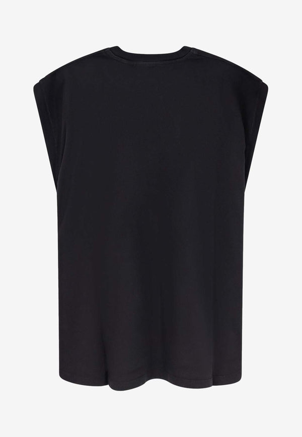 Ih Nom Uh Nit Logo Patch Sleeveless T-shirt Black NUW25208009_Black_35065816