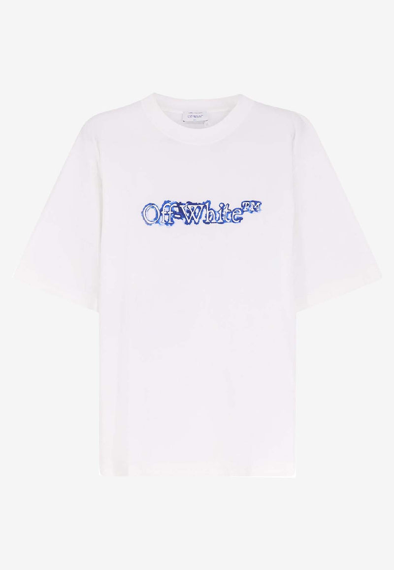 Off-White Cloudy Arrow Skate T-shirt White  OMAA120F25JER00G0146_WHITE - NAUTI_31986663