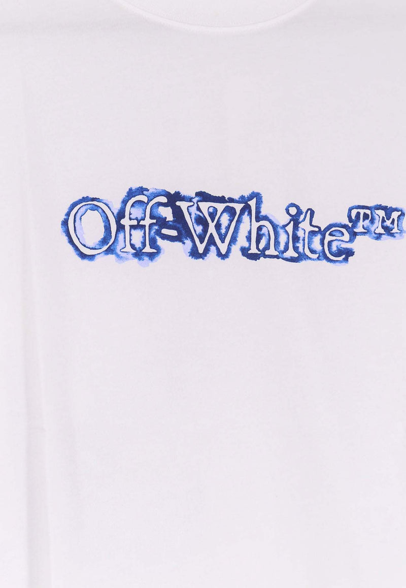 Off-White Cloudy Arrow Skate T-shirt White  OMAA120F25JER00G0146_WHITE - NAUTI_31986663