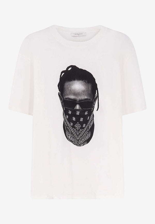 Ih Nom Uh Nit CWY Mask Print T-shirt White NUW25225081_OFFWHITE_35065893