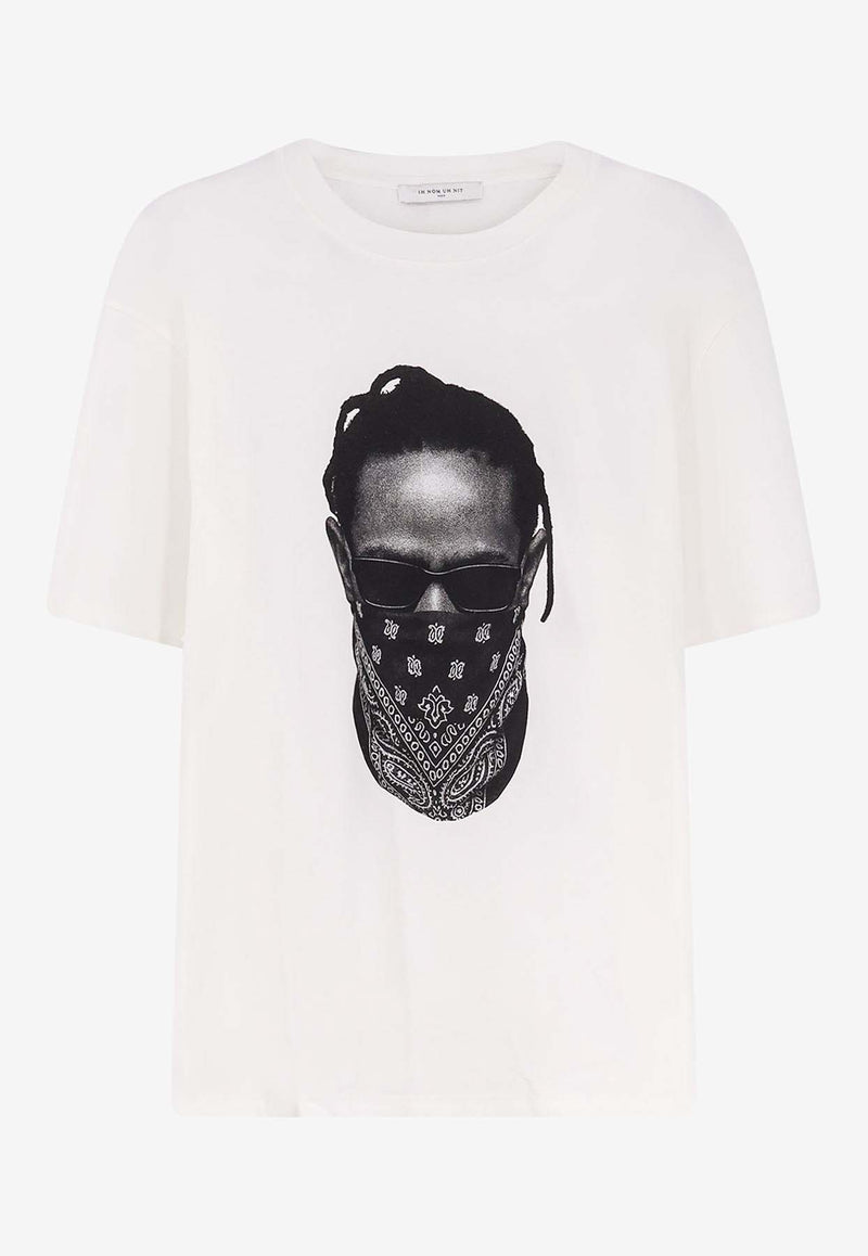 Ih Nom Uh Nit CWY Mask Print T-shirt White NUW25225081_OFFWHITE_35065893