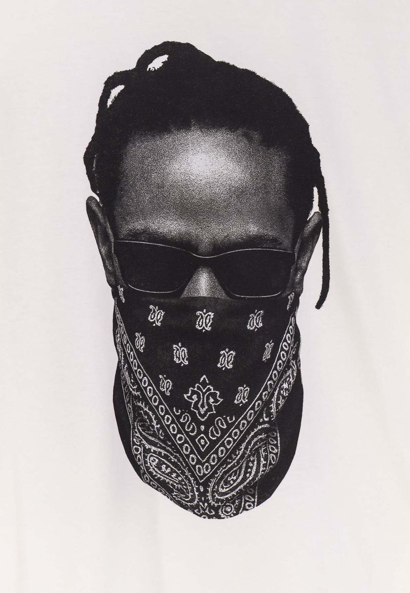 Ih Nom Uh Nit CWY Mask Print T-shirt White NUW25225081_OFFWHITE_35065893