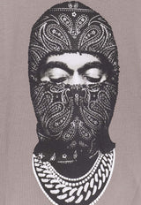 Ih Nom Uh Nit Paisley Print Mask T-shirt Gray NUW25231C48_FOG_35066034