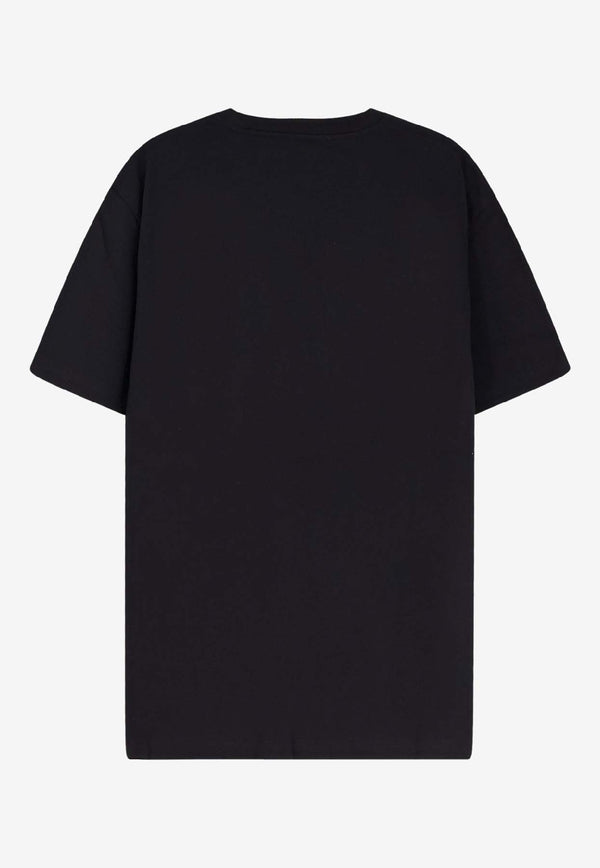 Ih Nom Uh Nit Crowned Mask Printed T-shirt Black NUW25246009_Black_35065761