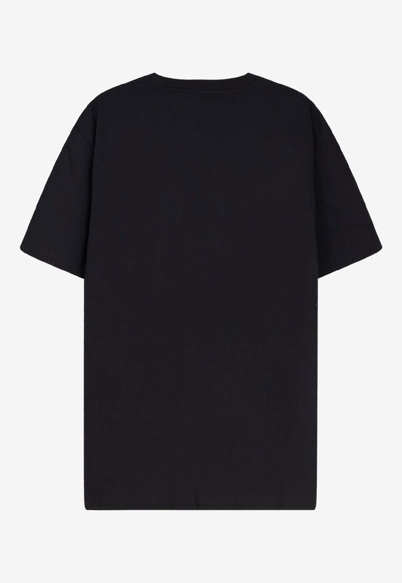 Ih Nom Uh Nit Crowned Mask Printed T-shirt Black NUW25246009_Black_35065761