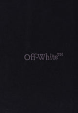 Off-White Embroidered Logo T-shirt Black OMAA027C99JER01C1011_BLACK - ANTHRACITE_29841143