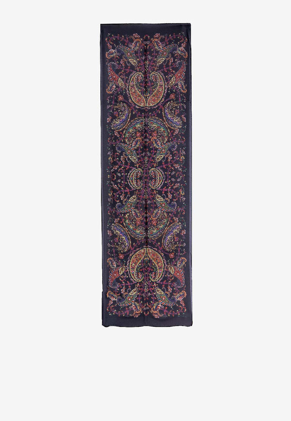 Etro Paisley Print Silk Scarf Multicolor WATA0005AKD94X0883_MultiColour_40468315