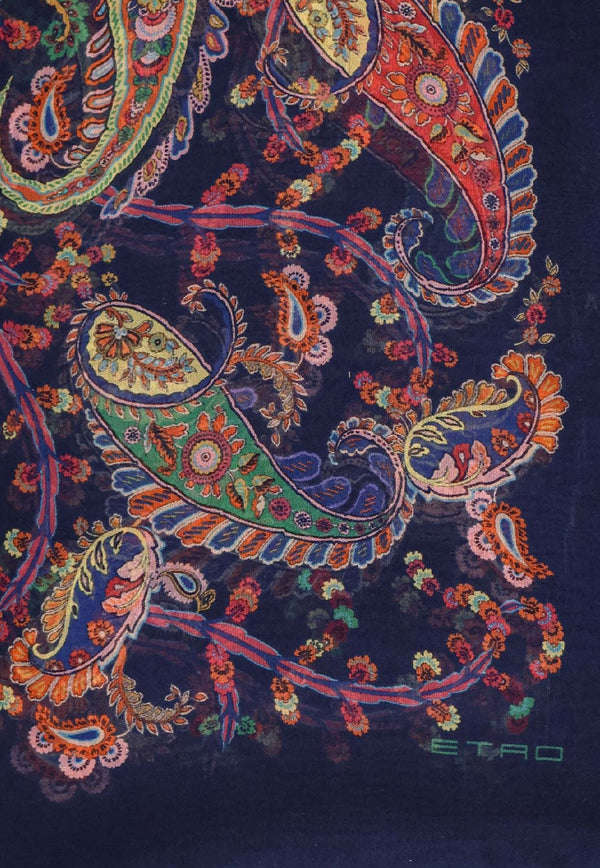 Etro Paisley Print Silk Scarf Multicolor WATA0005AKD94X0883_MultiColour_40468315