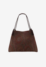Etro Paisley Jacquard Shoulder Bag Brown WP1D0028AA060M0019_Brown_40468306