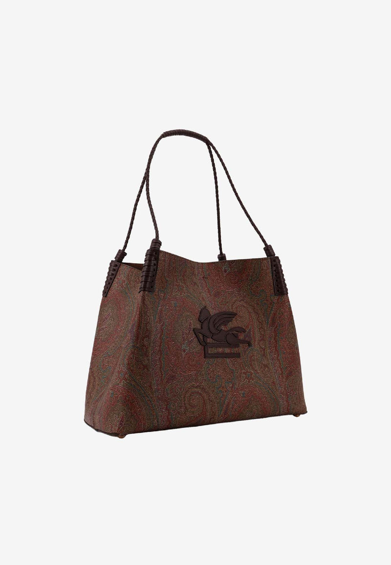 Etro Paisley Jacquard Shoulder Bag Brown WP1D0028AA060M0019_Brown_40468306
