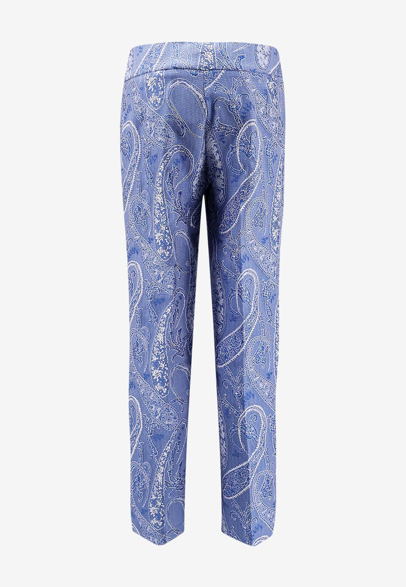 Etro Paisley Jacquard Pants Blue WREA007499TJA92S9884_Blue_40468307