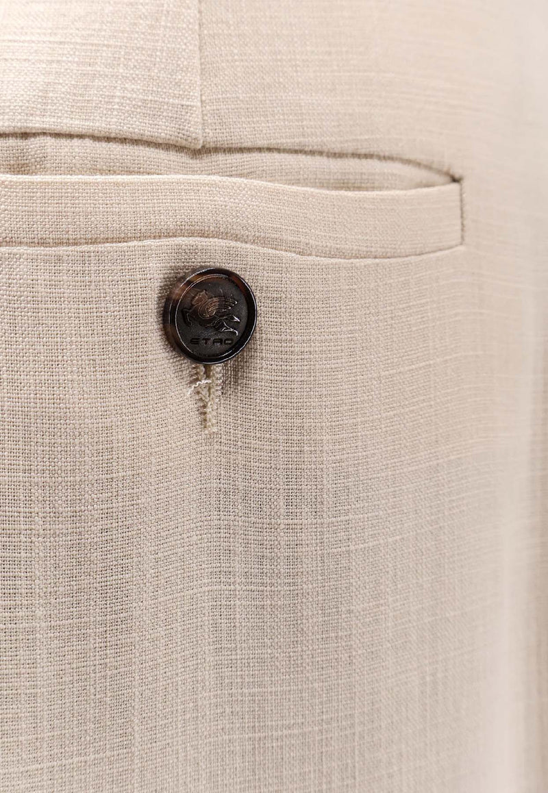 Etro Straight-Leg Tailored Pants Ivory WREA007399TU4G4W3789_Ivory_40468324