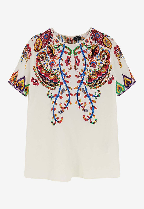 Etro Paisley Print Silk Blouse Multicolor WRJA0025AKG21X0800_MultiColour_40468321