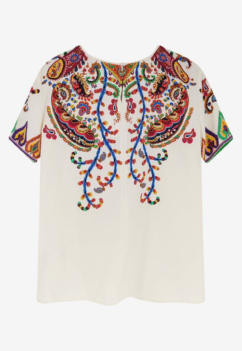 Etro Paisley Print Silk Blouse Multicolor WRJA0025AKG21X0800_MultiColour_40468321