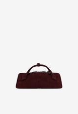 Alaïa Le Teckel Suede Top Handle Bag Burgundy AA1S06026I068325_ROUGE GRENAT_30005115