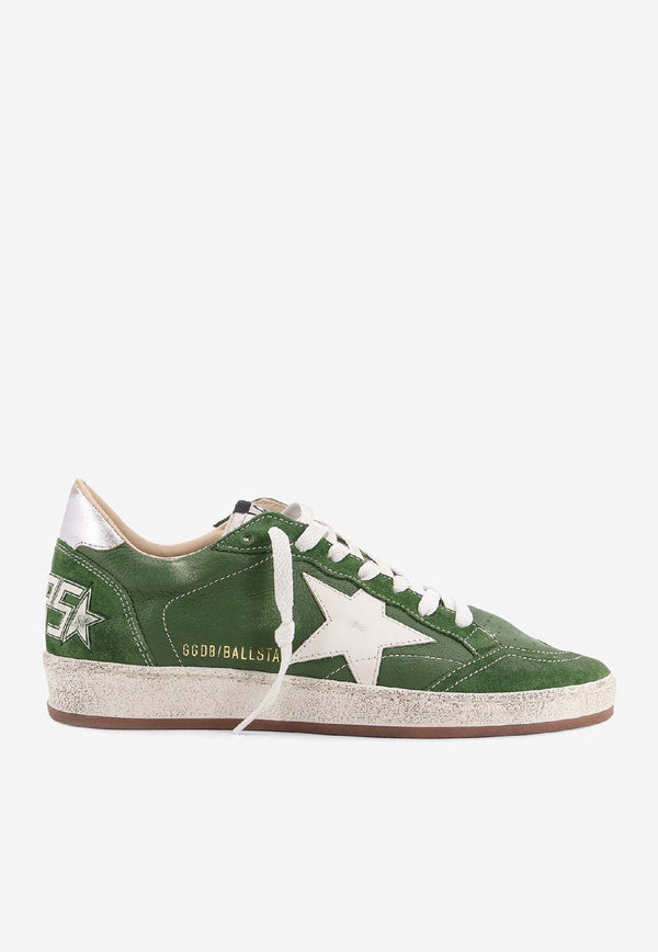 Golden Goose DB Ball Star Leather Sneakers Green GMF00117F00757335837_GREEN/WHITE/SILVER_29857367