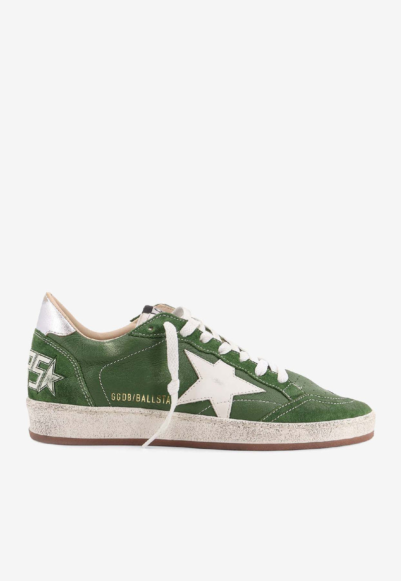 Golden Goose DB Ball Star Leather Sneakers Green GMF00117F00757335837_GREEN/WHITE/SILVER_29857367