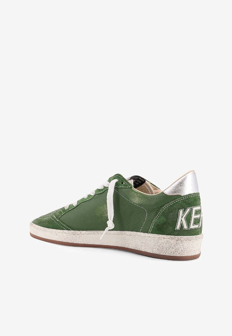 Golden Goose DB Ball Star Leather Sneakers Green GMF00117F00757335837_GREEN/WHITE/SILVER_29857367