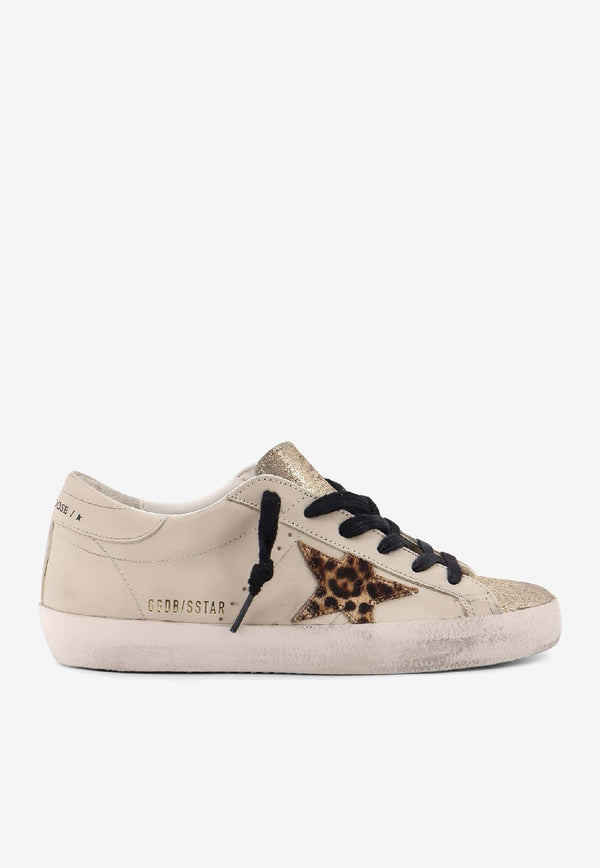 Golden Goose DB Super-Star Low-Top Sneakers Beige GWF00101F00752415741_LIGHT BEIGE/DARK RED_29857137