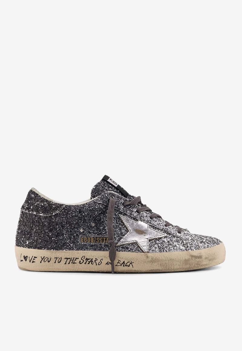 Golden Goose DB Super-Star Sequined Sneakers Gray GWF00101F00747060246_Grey_29857240