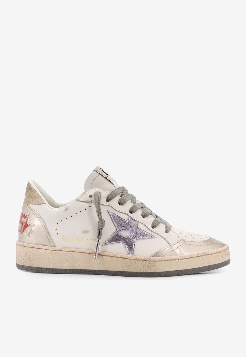 Golden Goose DB Ball Star Low-Top Sneakers White GWF00117F00747112272_Milk taupe_33032929