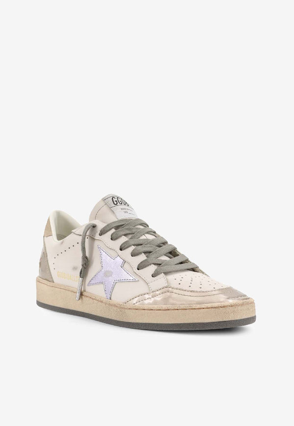 Golden Goose DB Ball Star Low-Top Sneakers White GWF00117F00747112272_Milk taupe_33032929