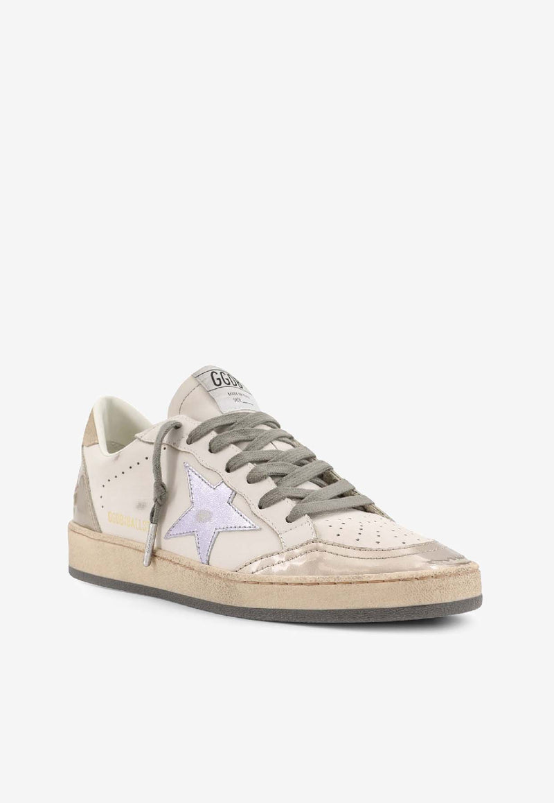 Golden Goose DB Ball Star Low-Top Sneakers White GWF00117F00747112272_Milk taupe_33032929