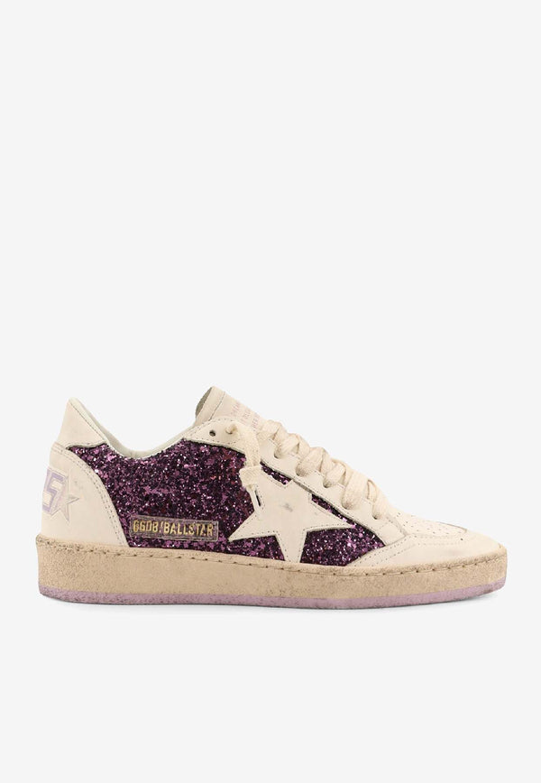 Golden Goose DB Ball Star Low-Top Glittered Sneakers Purple GWF00117F00751045327_PURPLE/WHITE_29857131
