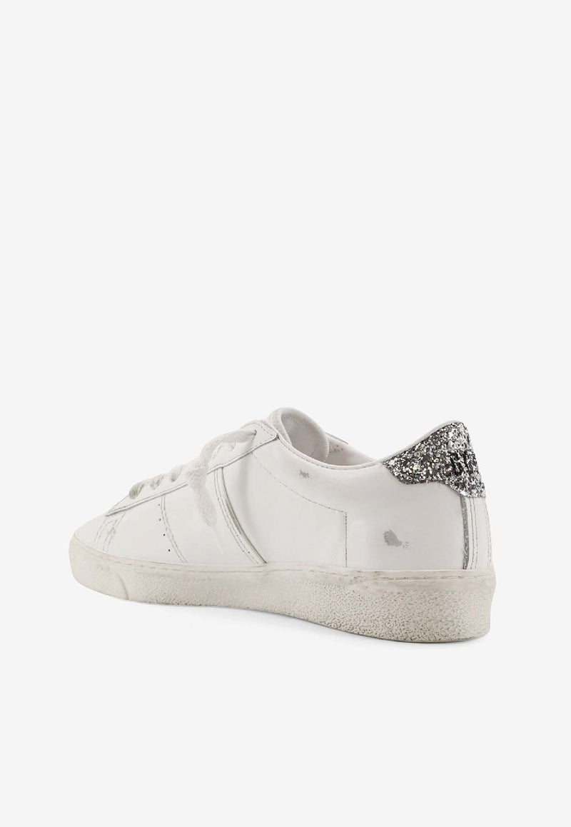 Golden Goose DB Matchstar Vintage Leather Low-Top Sneakers White GWF00796F00637810449_OPTIC WHITE SILVER_29856912
