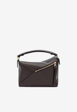 Loewe Small Puzzle Edge Calfskin Top Handle Bag Brown A510P60XAWLE/S_LOEW-0018
