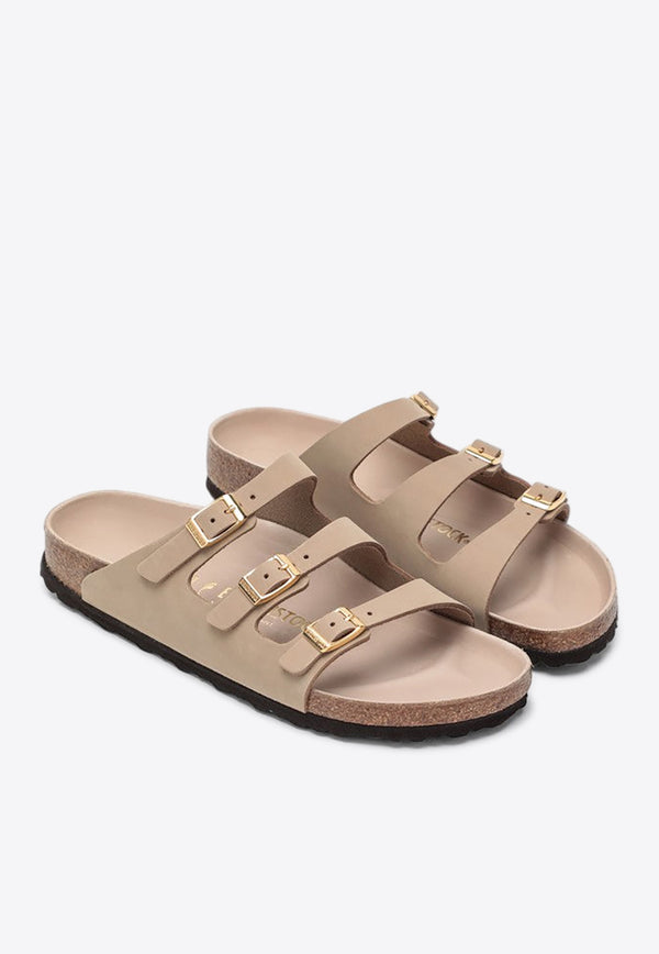 Birkenstock Florida Leather Slippers Sand 1029480SUE/Q_BIRKE-SA