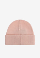 Coach Embossed Logo Wool Beanie Pink 29CCL44 0-PCH