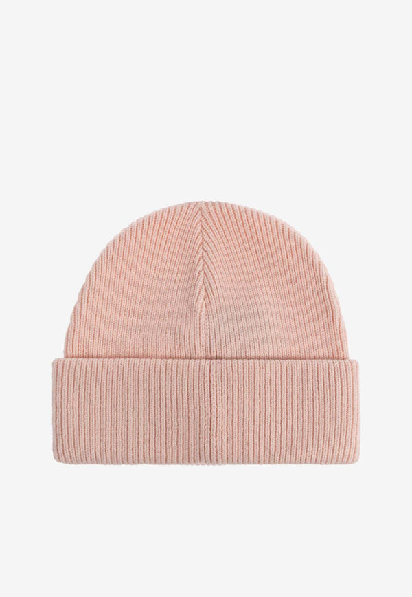 Coach Embossed Logo Wool Beanie Pink 29CCL44 0-PCH
