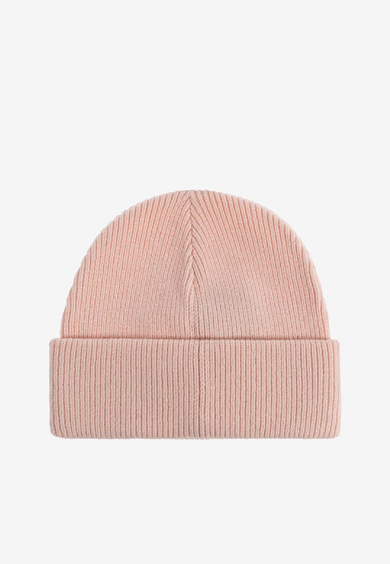 Coach Embossed Logo Wool Beanie Pink 29CCL44 0-PCH