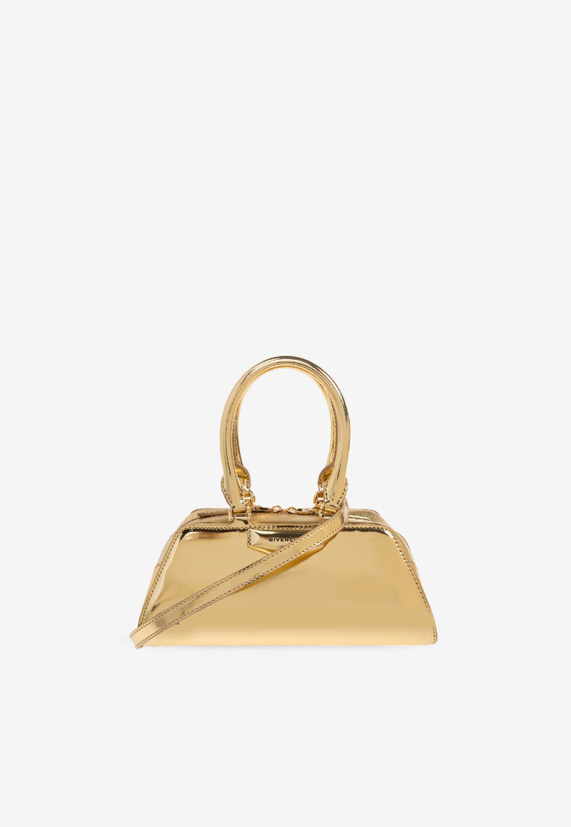 Givenchy Mini Antigona East-West Crossbody Bag Gold BB514 6B2AS-715