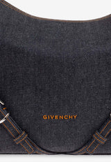 Givenchy Medium Voyou Denim Shoulder Bag Navy BB513 1B2AH-415