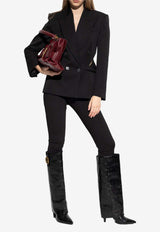 Givenchy Wool Double-Breasted Blazer Black BW30L Z15CT-001