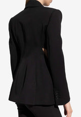 Givenchy Wool Double-Breasted Blazer Black BW30L Z15CT-001