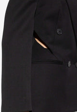 Givenchy Wool Double-Breasted Blazer Black BW30L Z15CT-001