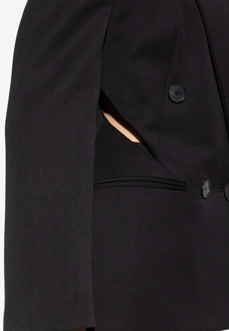 Givenchy Wool Double-Breasted Blazer Black BW30L Z15CT-001