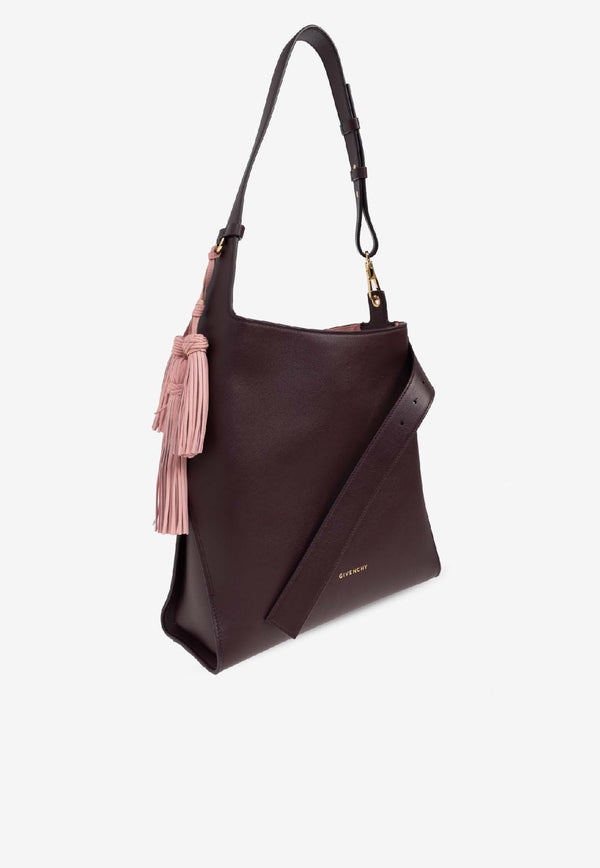 Givenchy Medium Belted Hobo Bag Burgundy BB512 ZB29Z-604