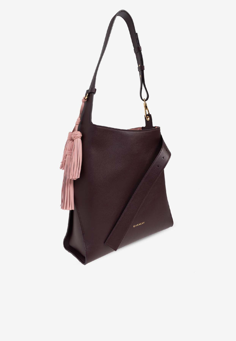 Givenchy Medium Belted Hobo Bag Burgundy BB512 ZB29Z-604