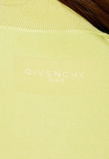 Givenchy Turtleneck Flared Mini Dress Yellow BW22N 04ZSL-725