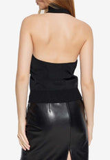 Givenchy High-Collar Top Black BW61H 24ZSL-001