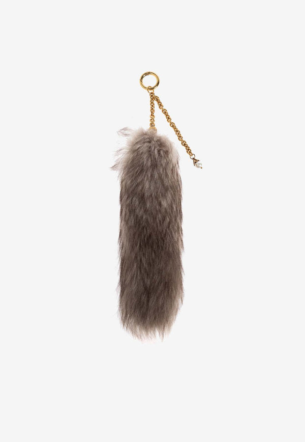 Chloé Treasure Tails Charm in Shearling Brown CH25WCC01 LSC-9DL