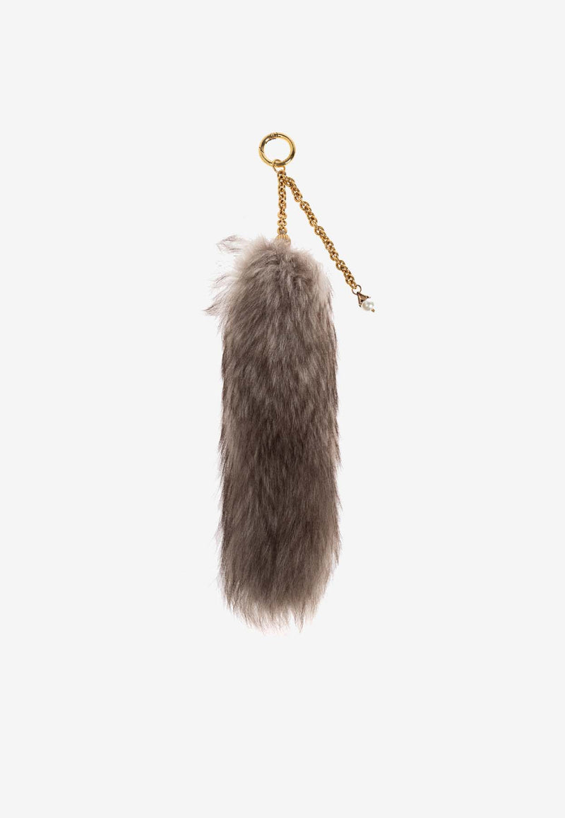 Chloé Treasure Tails Charm in Shearling Brown CH25WCC01 LSC-9DL