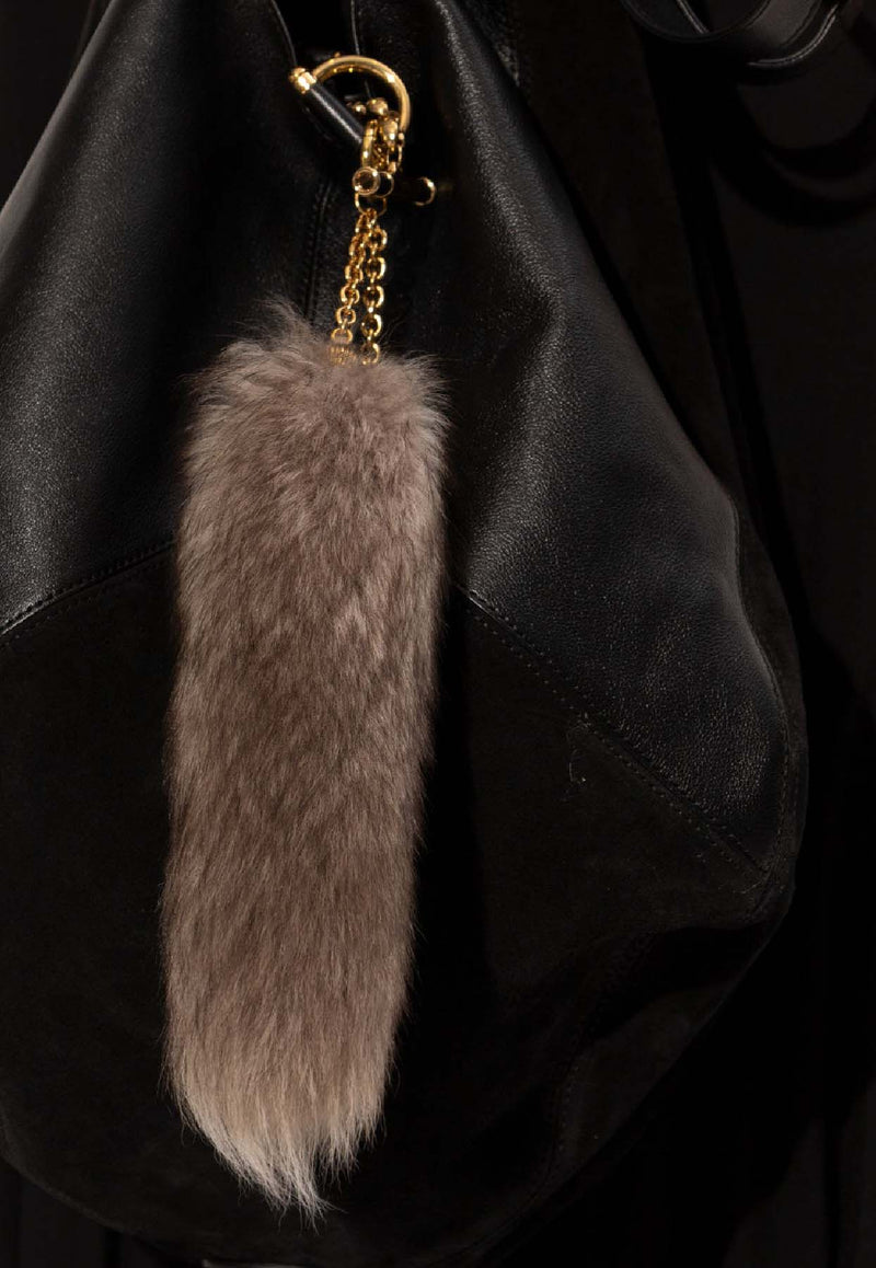 Chloé Treasure Tails Charm in Shearling Brown CH25WCC01 LSC-9DL